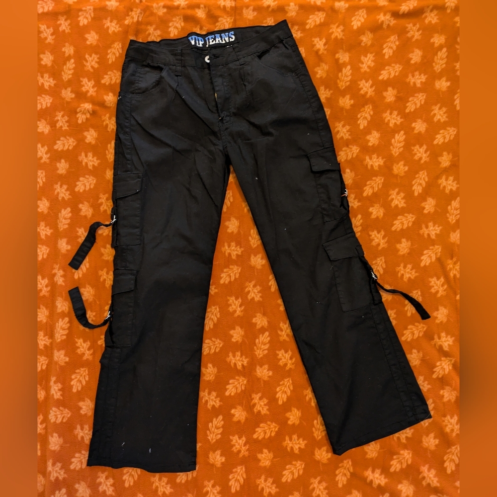 V.I.P. Black Cargo Pants